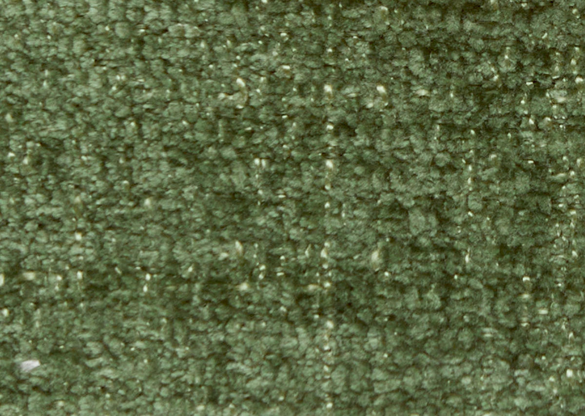 ECKSOFA in Chenille Grün  - Schwarz/Grün, Design, Textil/Metall (280/170-195cm) - Dieter Knoll