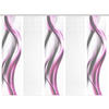 FLÄCHENVORHANG in Grau, Weiß, Pink blickdicht  - Pink/Weiß, Design, Textil (60/260cm)