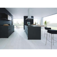 EINBAUKÜCHE   - Schwarz, Design, Holzwerkstoff - Next 125