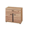 AKTENSCHRANK massiv Eschefarben, Eiche Artisan  - Eschefarben/Schwarz, MODERN, Holzwerkstoff (77/67/38cm) - MID.YOU