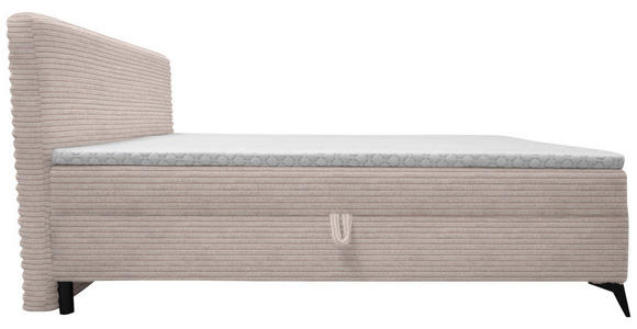 BOXBETT 180/200 cm in Hellrosa - Hellrosa/Schwarz, Design, Holz/Holzwerkstoff (180/200cm) - Xora