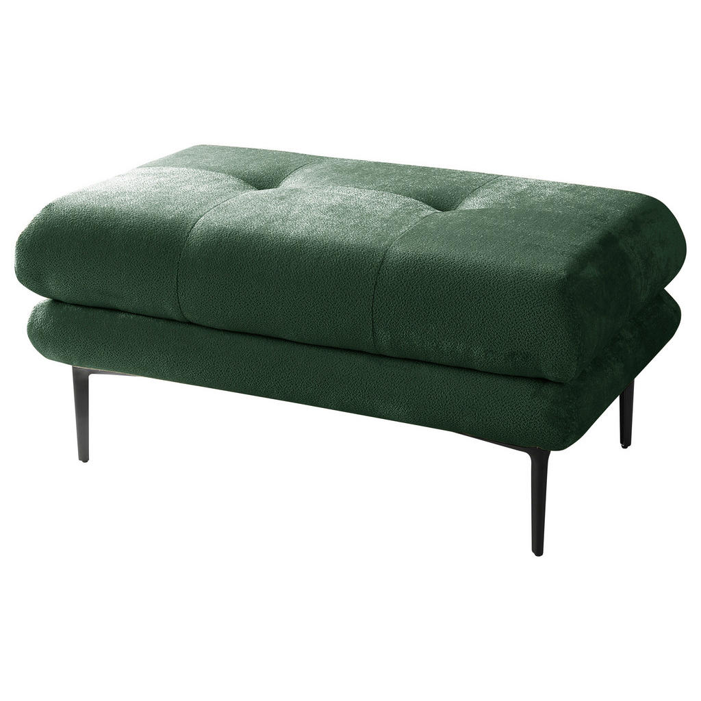 Thumbnail - Mid.you Hocker, Grün, Textil, rechteckig, 80x48x80 cm, Made in EU, Wohnzimmer, Hocker, Sitzhocker