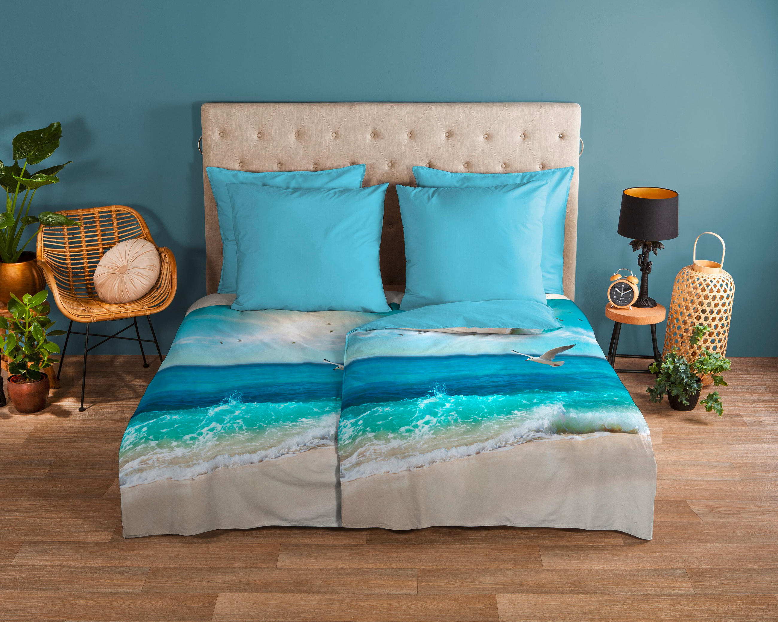 BETTWÄSCHE Good Morning Renforcé 140/200 cm  - Multicolor, Trend, Textil (140/200cm)