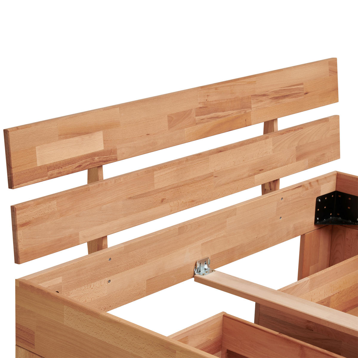 POSTELJA S PREDALOM 140 cm   x 200 cm  , barve bukve  - barve bukve, Natur, les (140/200cm) - Livetastic