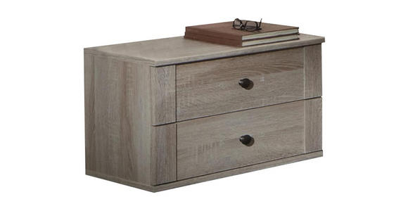 NACHTKÄSTCHEN in Eichefarben - Eichefarben/Braun, KONVENTIONELL, Holzwerkstoff (52/40/38cm) - Cantus