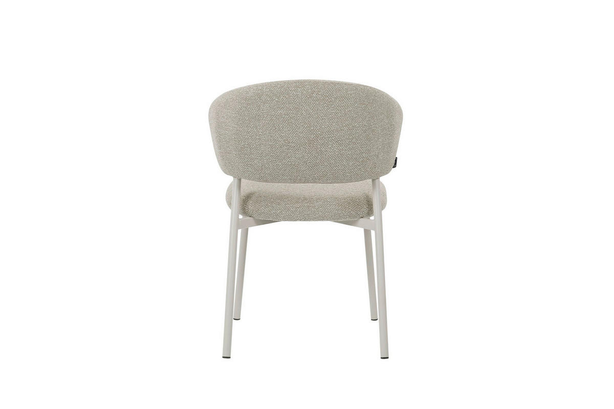 STUHL-SET 2 Stück  Webstoff  Beige  - Beige, MODERN, Textil/Metall (51/82/62cm) - MID.YOU