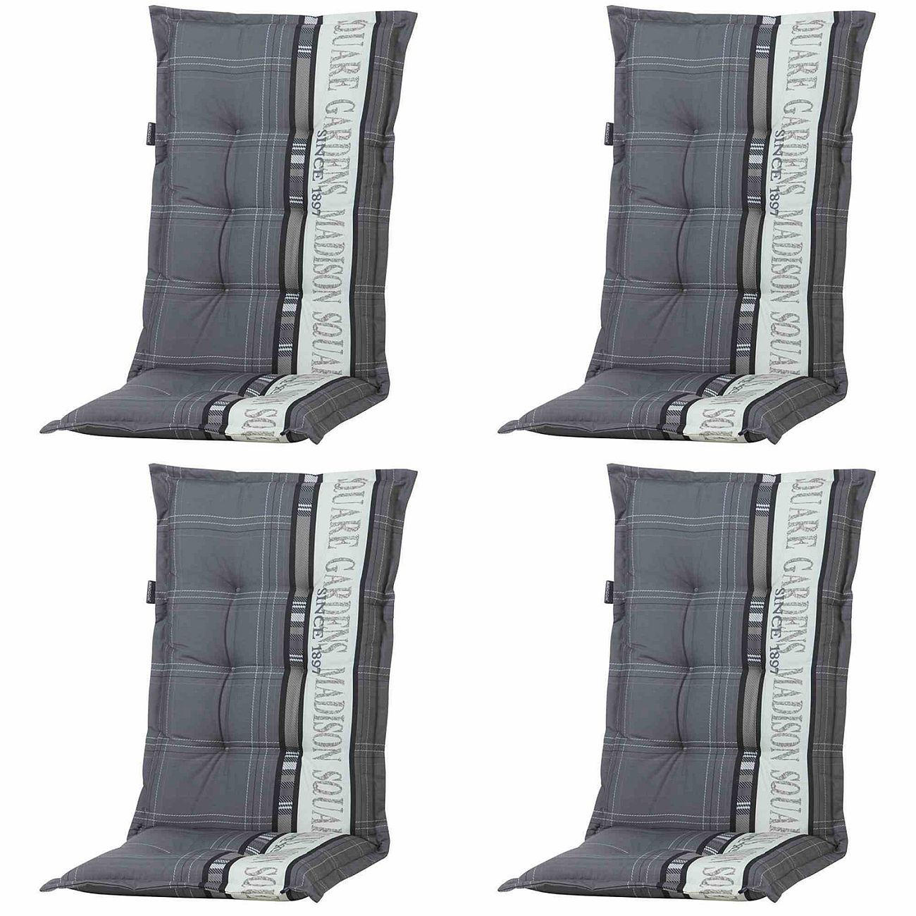 Sitzkissen Garden LxB: 123x50 cm Grau