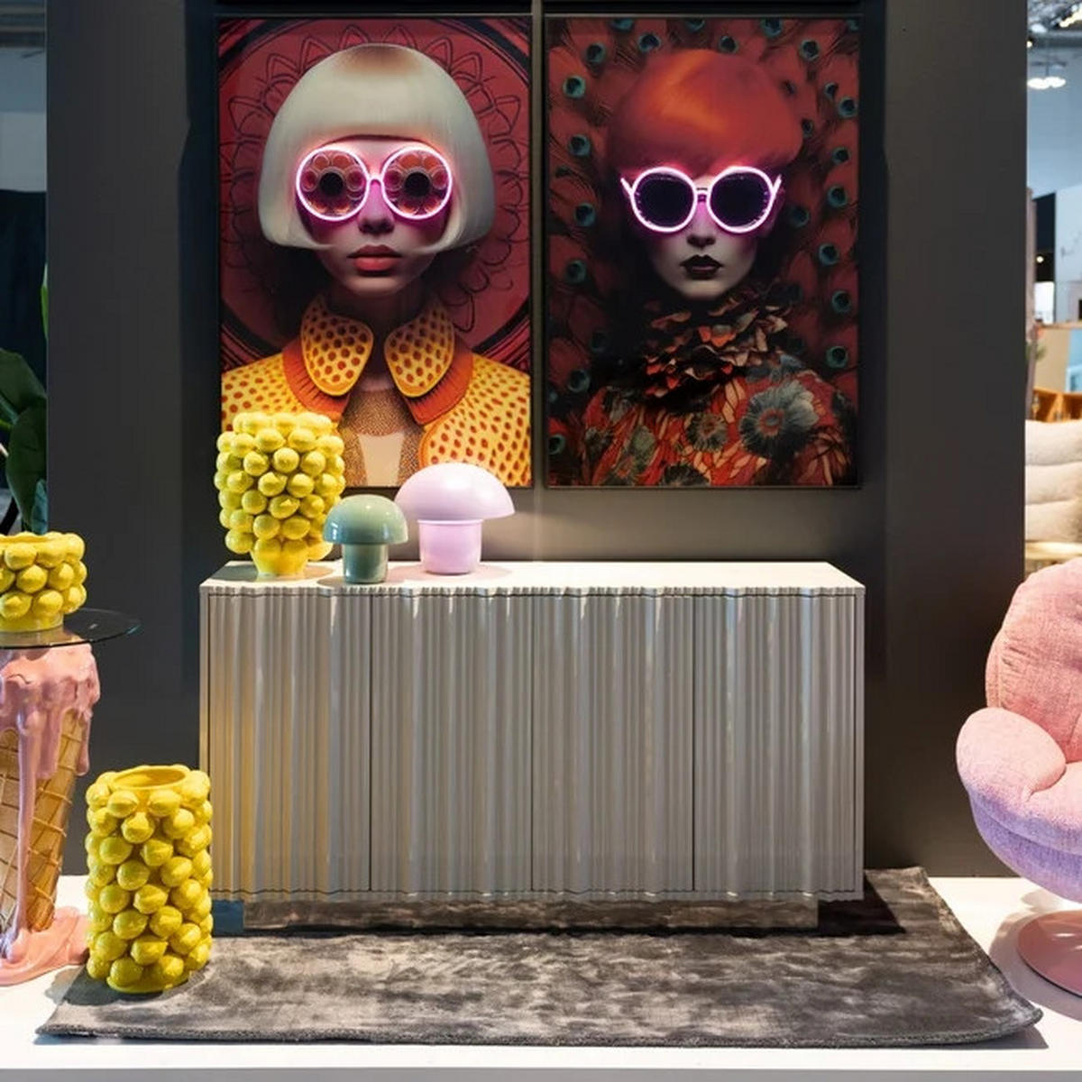 SIDEBOARD Grau  152/80/40 cm  - Grau, MODERN, Holzwerkstoff/Metall (152/80/40cm) - Kare-Design