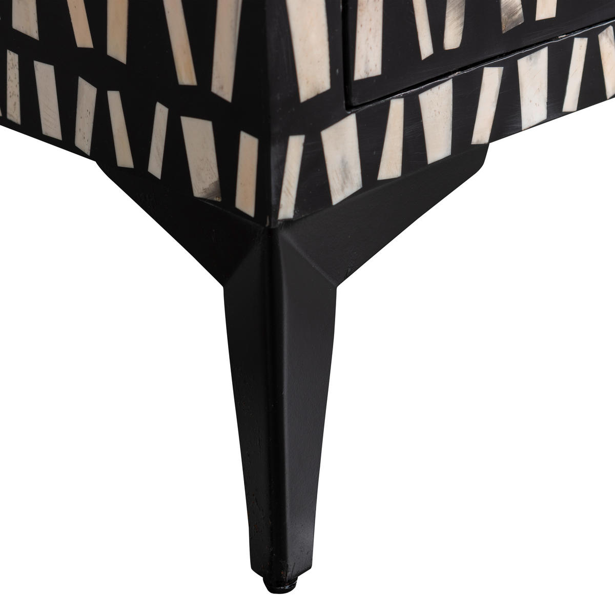 KOMMODE Menne  in 81/108/43 cm  - Goldfarben/Schwarz, Design, Holz/Metall (81/108/43cm) - Livetastic