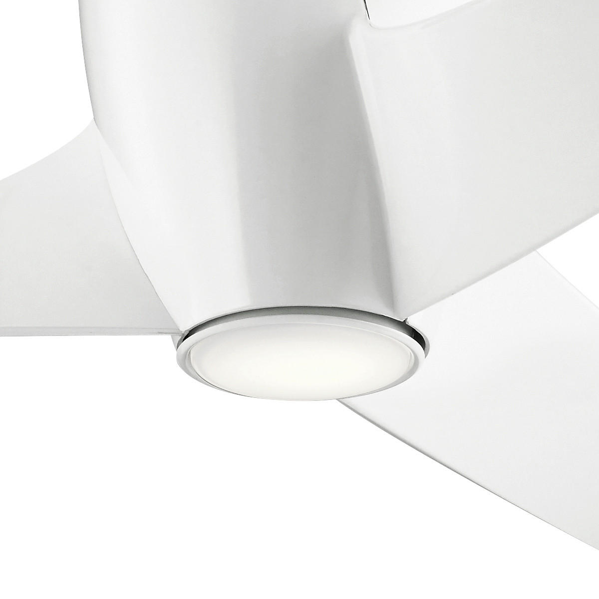 DECKENVENTILATOR Elstead Phree 142/41 cm   - Weiß, Design, Kunststoff/Metall (142/41cm) - Elstead Lighting