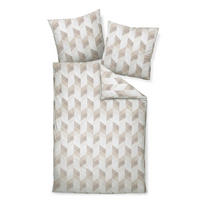 POSTELJNINA 135/200 cm mako saten naravne barve  - naravne barve, Konvencionalno, tekstil (135/200cm) - Janine