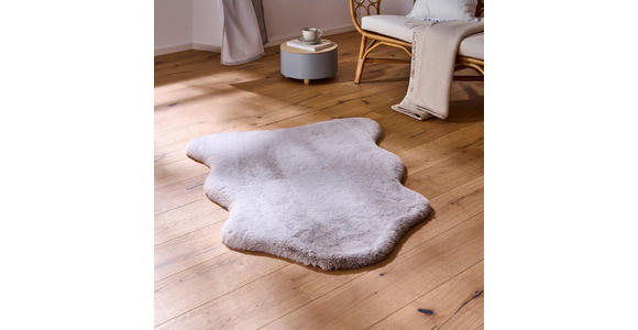 KUNSTFELL 90/110 cm Big Luna - Weiß, Trend, Fell (90/110cm) - Novel