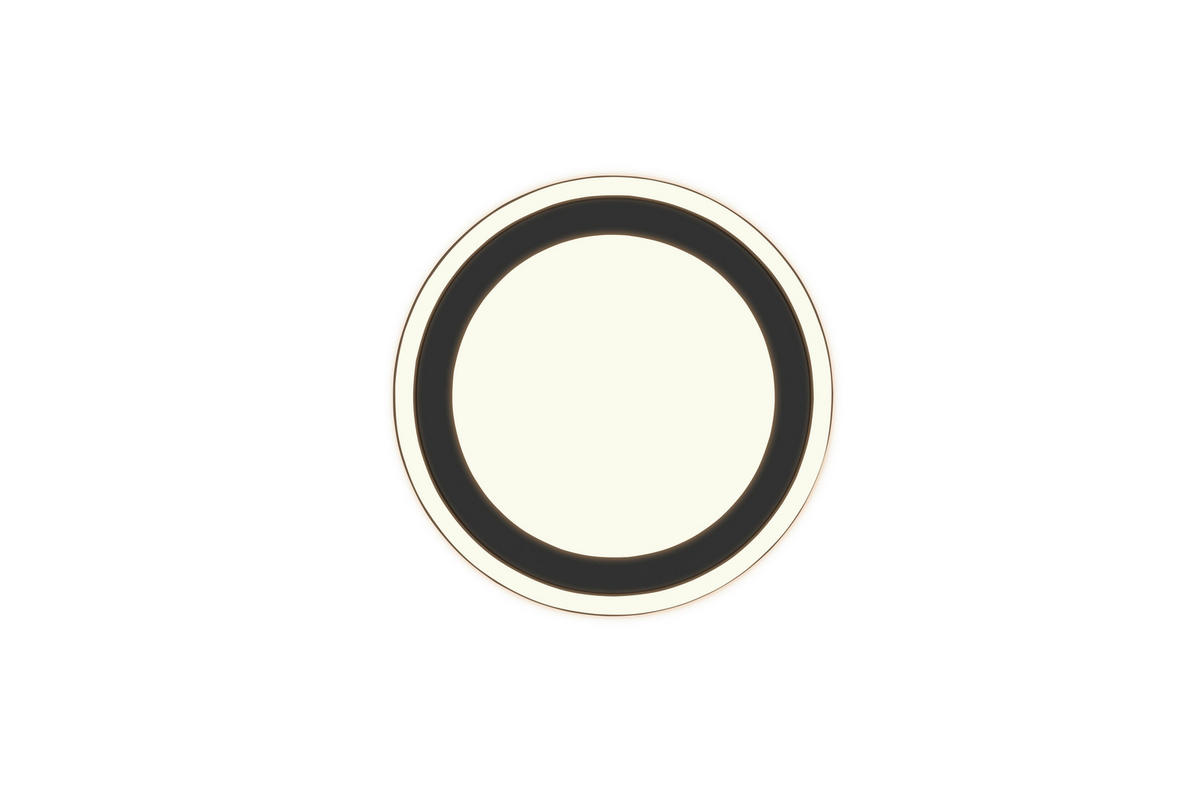 LED-TAKLAMPA 33/4 cm  - svart, Basics, plast (33/4cm)
