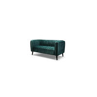 DVOSED 158/82/78 cm , zelena  - zelena/crna, Moderno, drvo/tekstil (158/82/78cm) - Ti'me