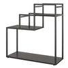BLUMENSTÄNDER in Metall  - Dunkelbraun, Design, Metall (58/58/23cm) - MID.YOU