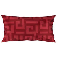 KISSENBEZUG-SET Mila 40/80 cm  - Bordeaux, Basics, Textil (40/80cm) - Bio:Vio
