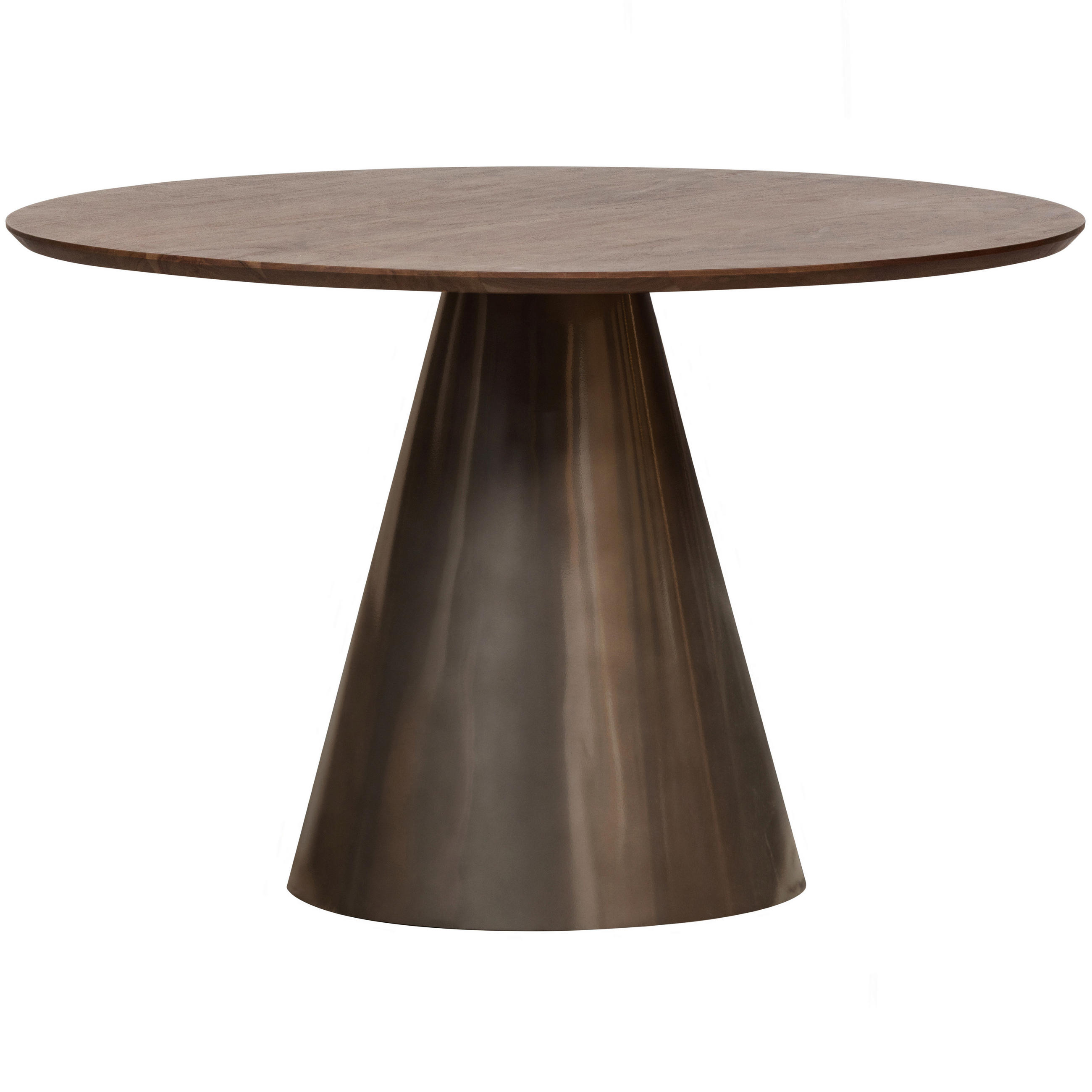 ESSTISCH in Holz 120/120/76 cm  - Schwarz/Naturfarben, Design, Holz/Metall (120/120/76cm) - Livetastic
