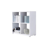 REGÁL, bílá, 72/74/33 cm - bílá/barvy stříbra, Moderní, kompozitní dřevo/plast (72/74/33cm) - MID.YOU