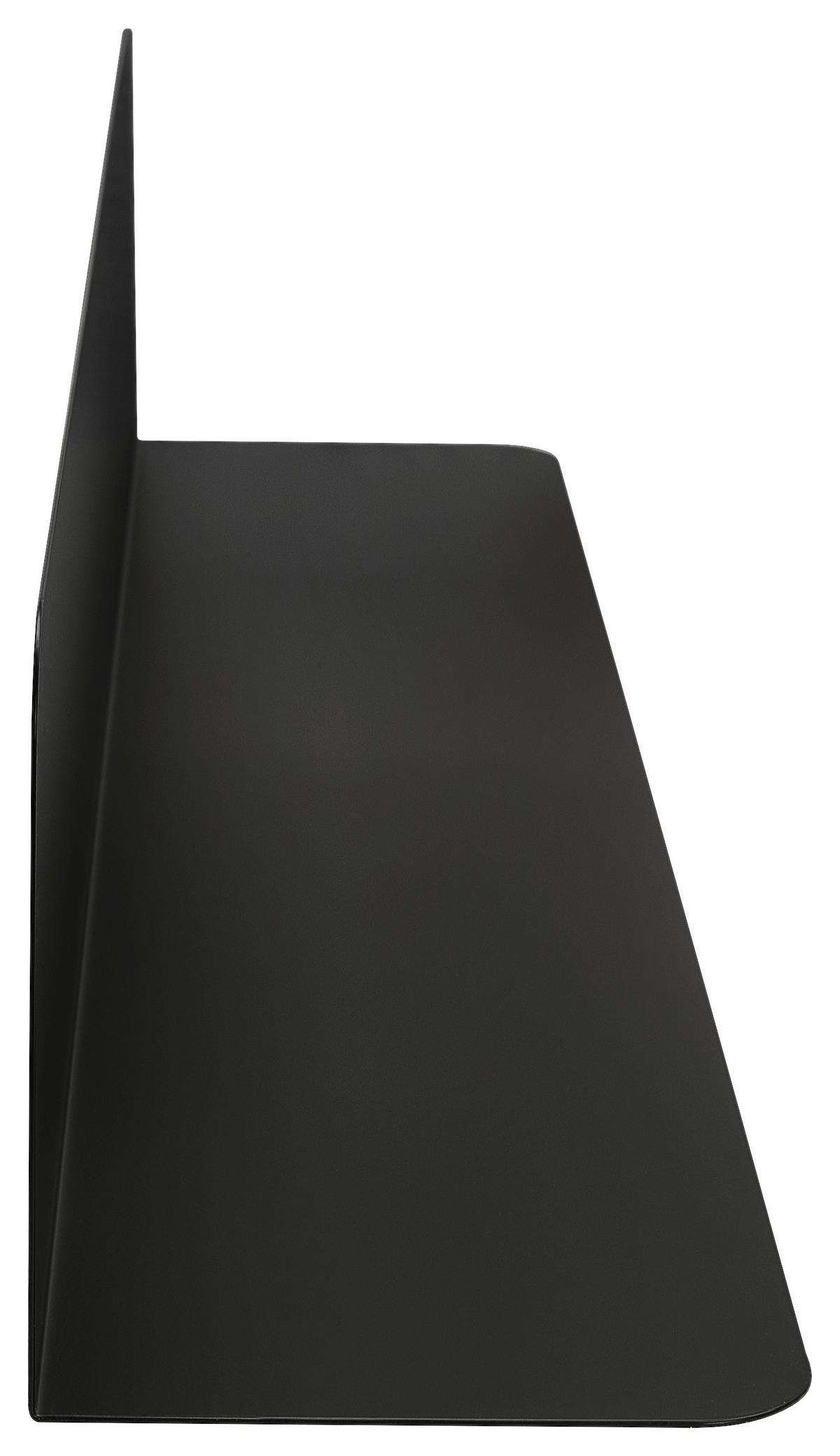 WANDBOARD Schwarz  - Schwarz, Design, Metall (100/18/18cm) - MID.YOU