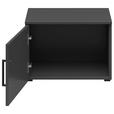 AUFSATZSCHRANK 50/35/40 cm   - Schwarz/Graphitfarben, MODERN, Holzwerkstoff/Kunststoff (50/35/40cm) - Carryhome