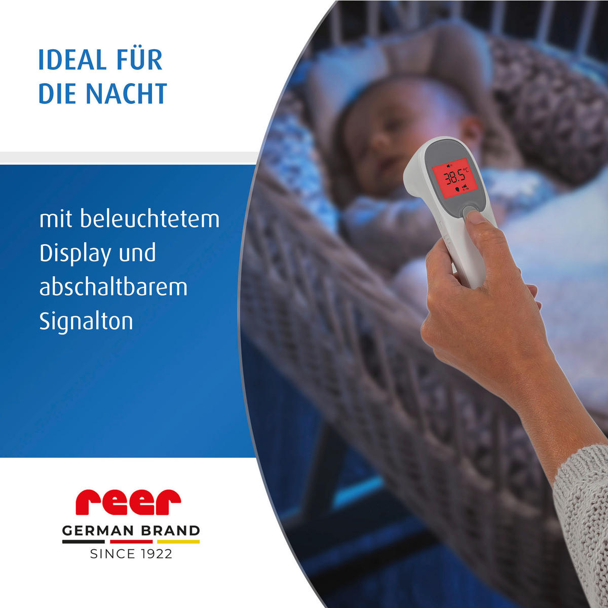 FIEBERTHERMOMETER - Weiß, Basics, Kunststoff (19,5/9,7/5,8cm) - Reer