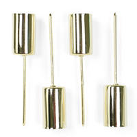 KERZENHALTER-SET - Goldfarben, Basics, Metall (2,0/11,0/2,0cm)