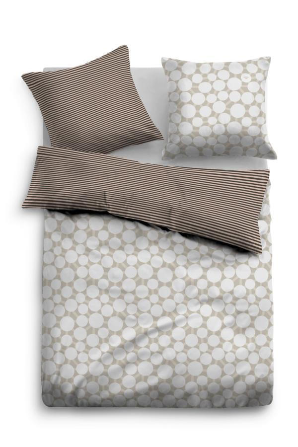BETTWÄSCHE Satin - Braun, Trend, Textil (135/200cm) - Tom Tailor