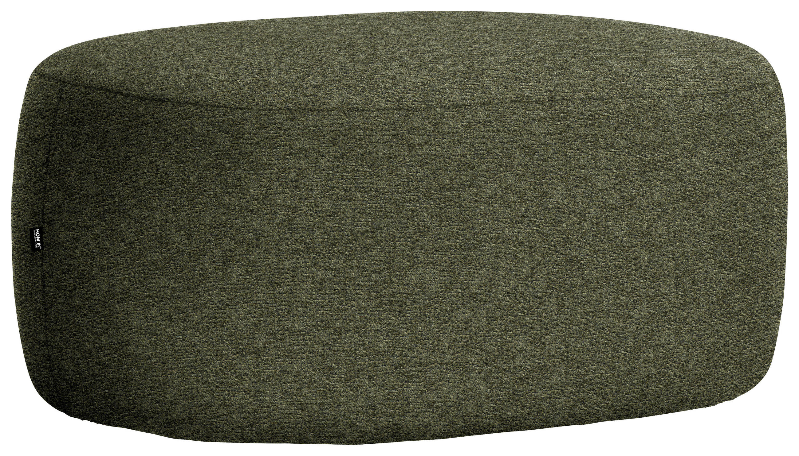 HOCKER in Textil Grün  - Schwarz/Grün, MODERN, Kunststoff/Textil (88/43/66cm) - Hom`in