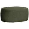 HOCKER in Textil Grün  - Schwarz/Grün, MODERN, Kunststoff/Textil (88/43/66cm) - Hom`in