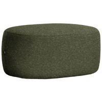 HOCKER in Textil Grün  - Schwarz/Grün, MODERN, Kunststoff/Textil (88/43/66cm) - Hom`in