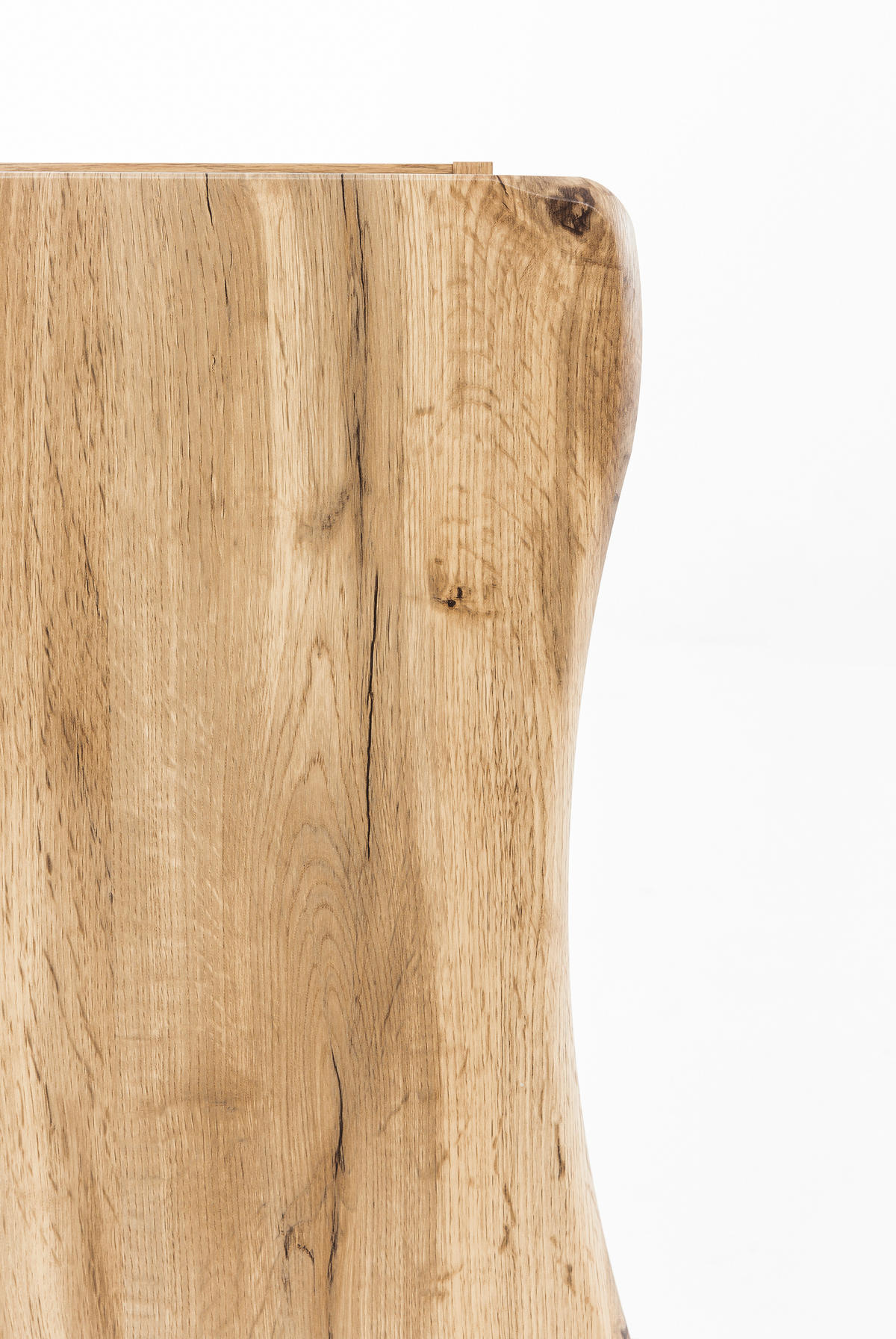 MIDISCHRANK 30/130/35 cm  - Eiche Wotan/Silberfarben, Natur, Holzwerkstoff/Kunststoff (30/130/35cm) - Xora