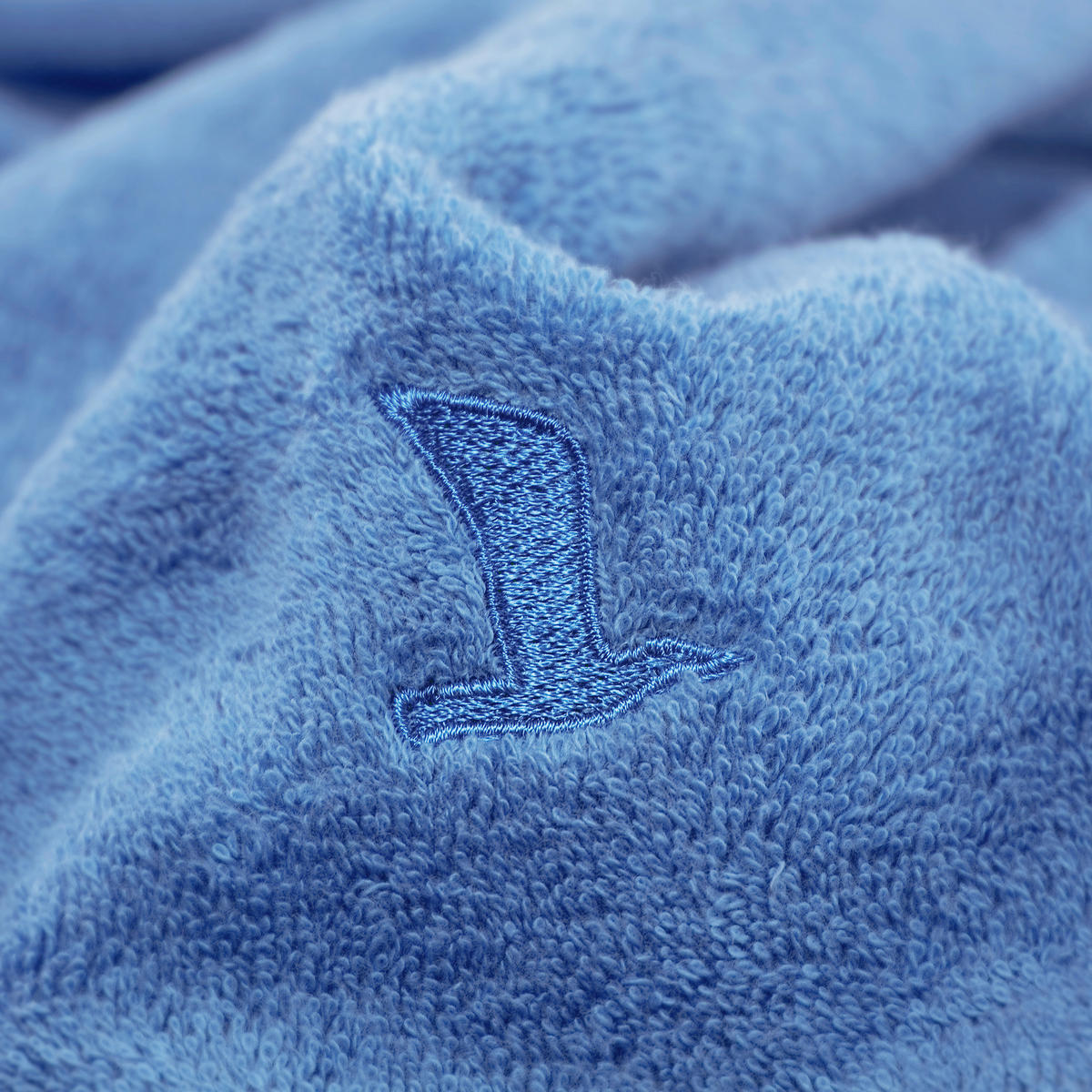 HANDTUCH Superwuschel Blau  - Blau, Basics, Textil (50/100cm) - Moeve