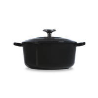 ŠERPA ZA MESO  2,5 l  - crna/crvena, Osnovno, metal (20cm)