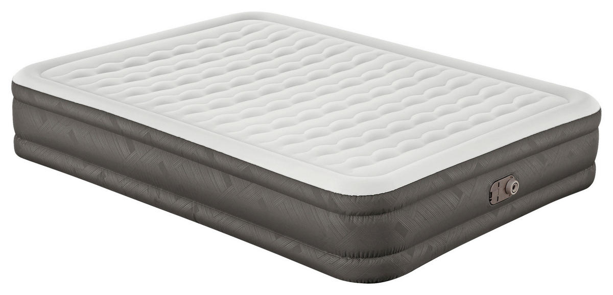 LUFTBETT FORTECH QUEEN 69133 Grau, Dunkelgrau  - Dunkelgrau/Grau, KONVENTIONELL, Kunststoff (203/152/36cm) - Bestway