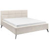 POLSTERBETT 180/200 cm  in Beige  - Beige/Schwarz, KONVENTIONELL, Textil/Metall (180/200cm) - SetOne by Musterring