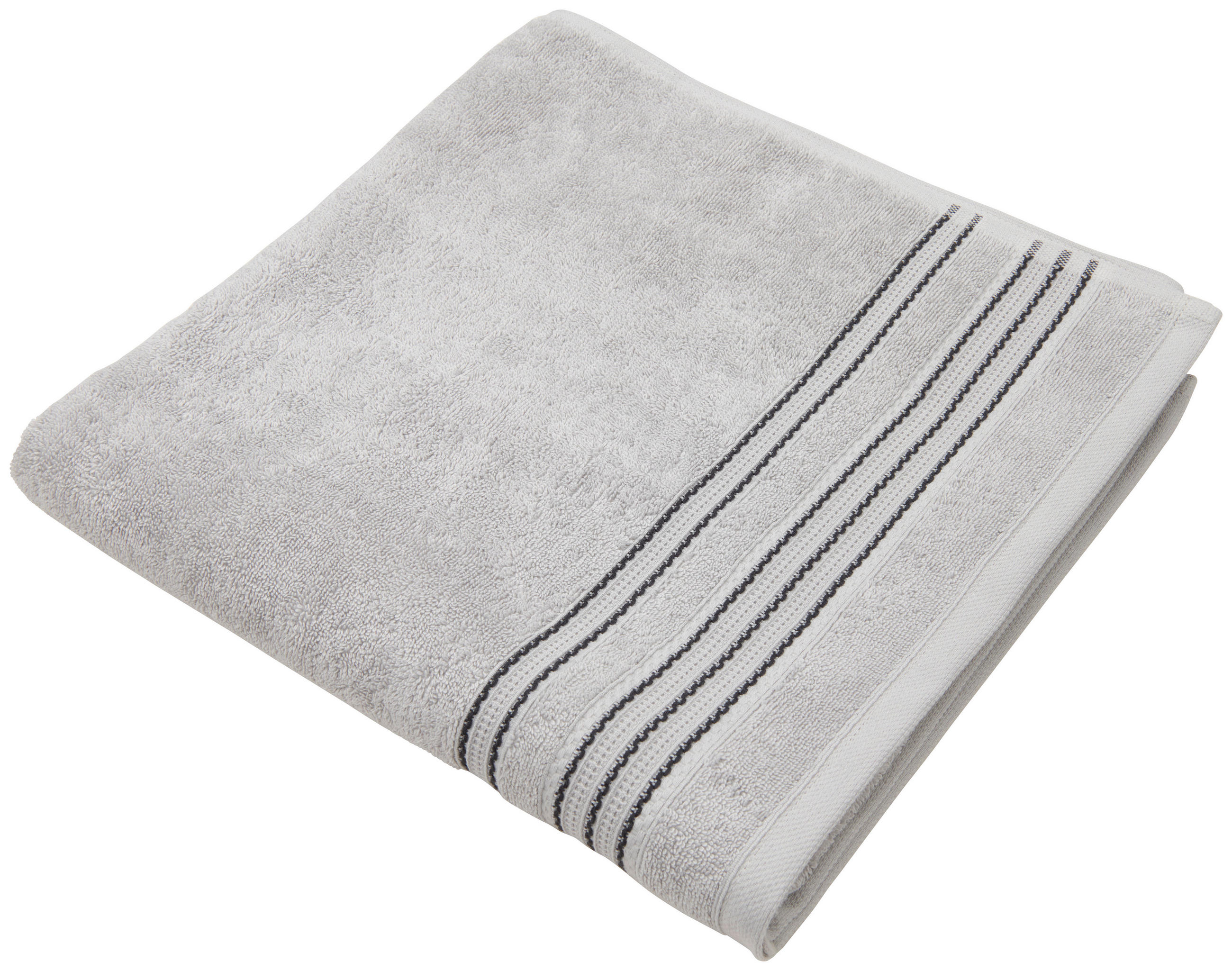 DUSCHTUCH 70/140 cm  - Silberfarben, KONVENTIONELL, Textil (70/140cm) - Esposa