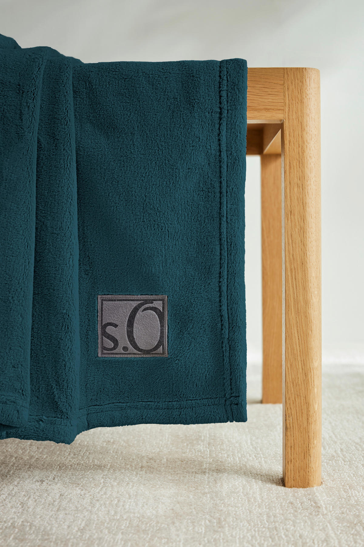 DOMÁCÍ DEKA, polyester, 150/200 cm - petrolej, Basics, textil (150/200cm) - S. Oliver