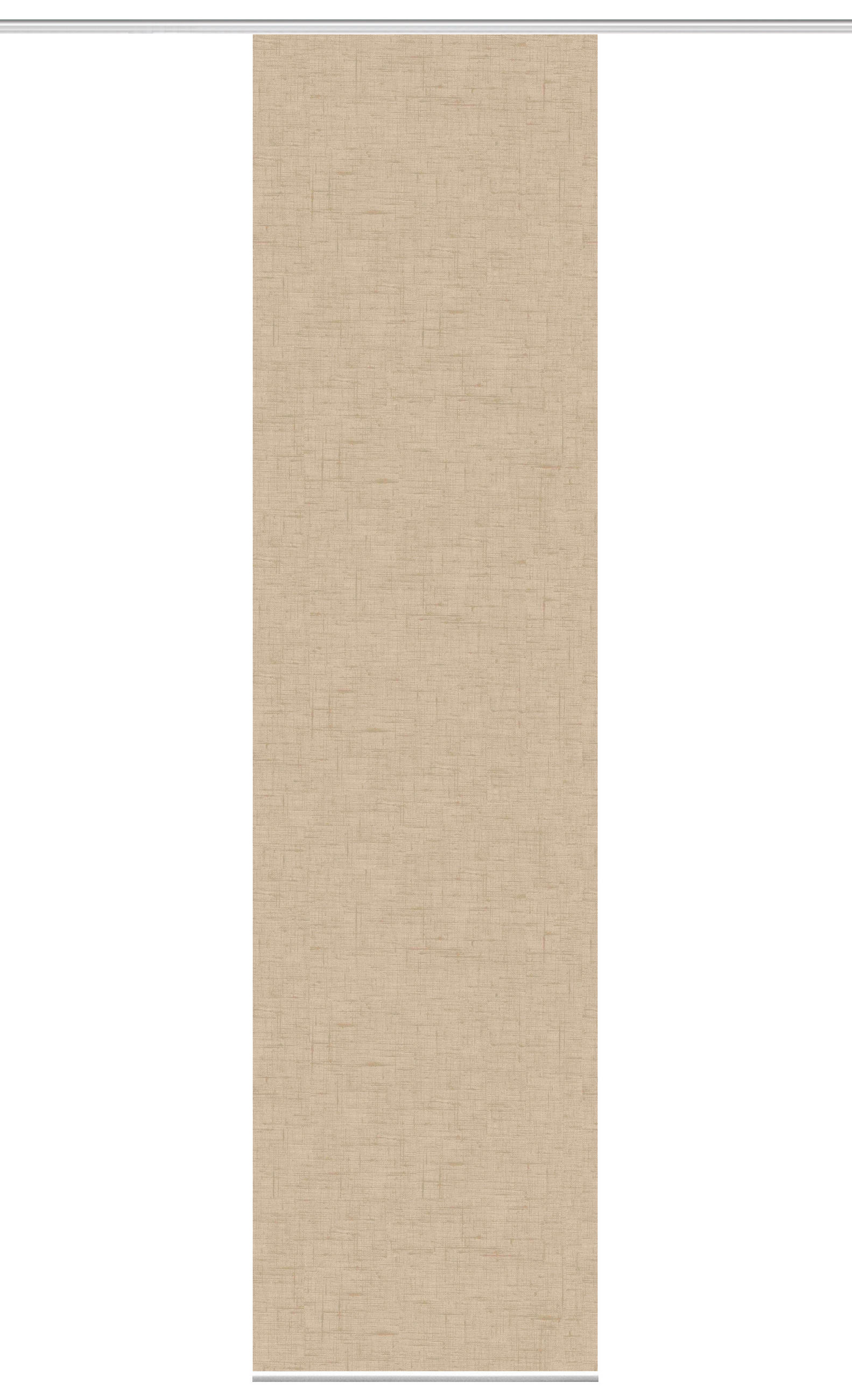 FLÄCHENVORHANG   blickdicht   60/245 cm  - Sandfarben, ROMANTIK / LANDHAUS, Textil (60/245cm)