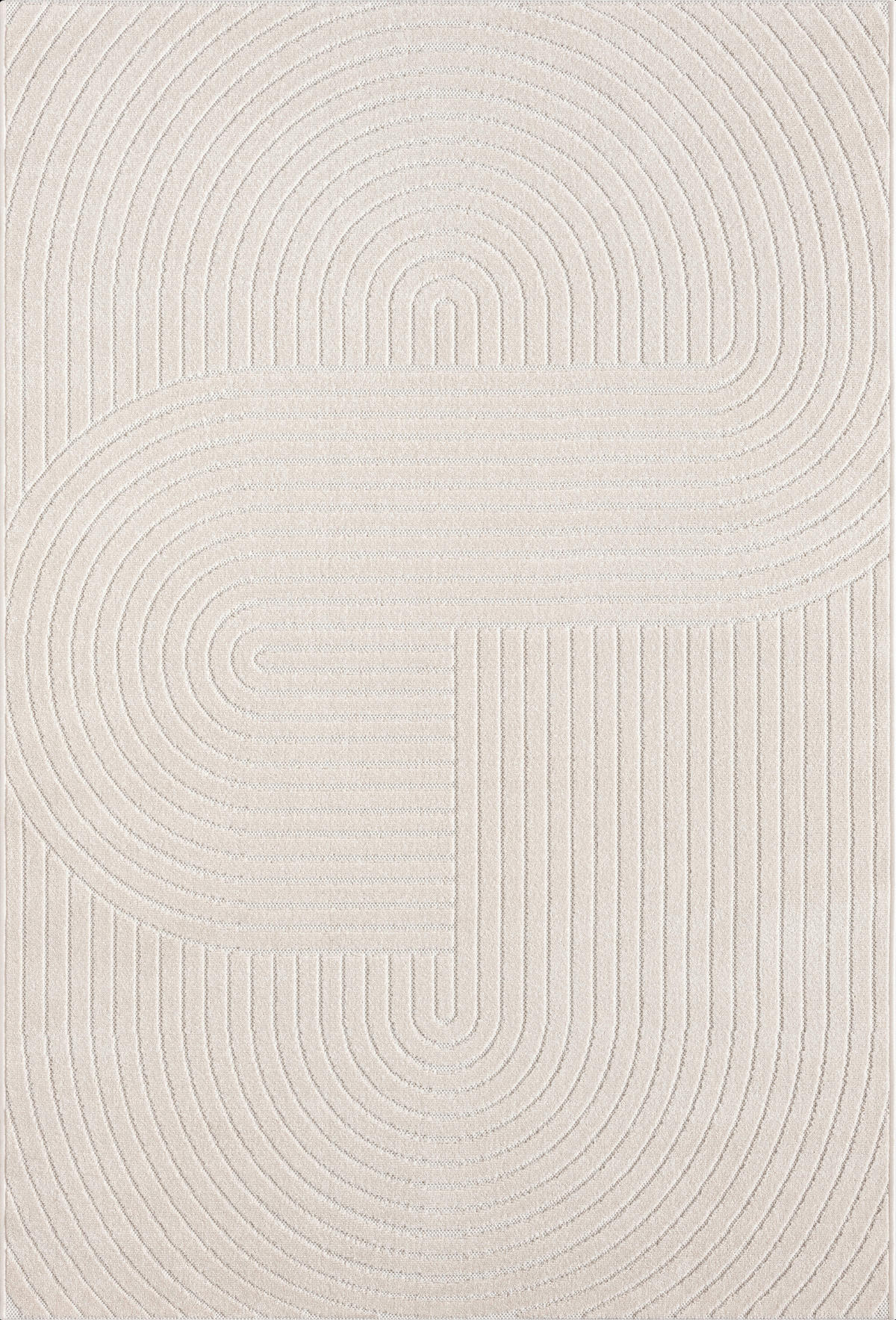 OUTDOORTEPPICH 120/160 cm Tenerife Plus Creme  - Creme, KONVENTIONELL, Textil (120/160cm)