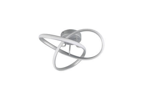 STROPNÍ LED SVÍTIDLO, 40/15 cm  - titanová, Basics, kov (40/15cm)