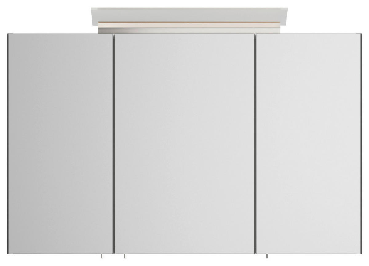 SPIEGELSCHRANK 120/62,5/17 cm  - Graphitfarben, MODERN, Glas/Holzwerkstoff (120/62,5/17cm) - MID.YOU