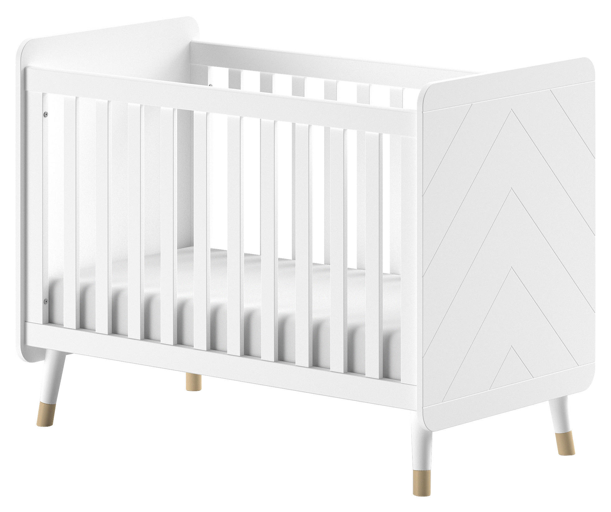 GITTERBETT   60/120 cm  - Weiß, MODERN, Holzwerkstoff (60/120cm) - MID.YOU