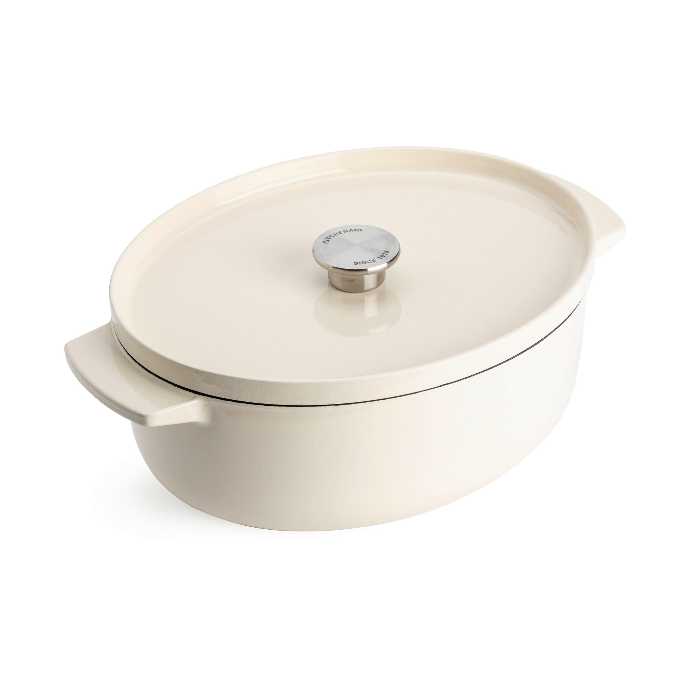 BRÄTER Cast Iron  - Creme, Basics, Metall (5.6l) - Kitchenaid
