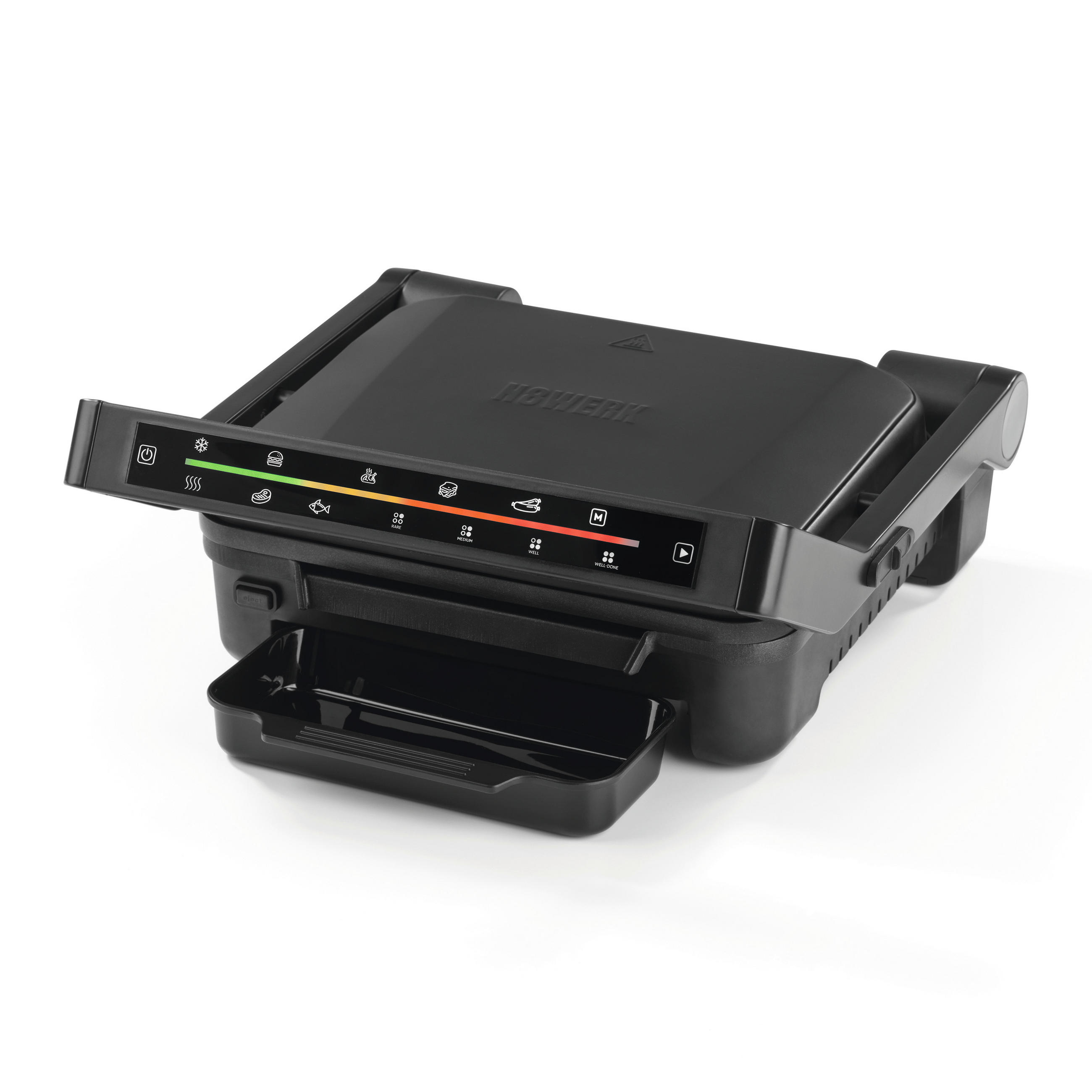 KONTAKTGRILL N8CHTWERK  - Schwarz, Basics, Kunststoff/Metall (34,8/33,4/16,5cm)