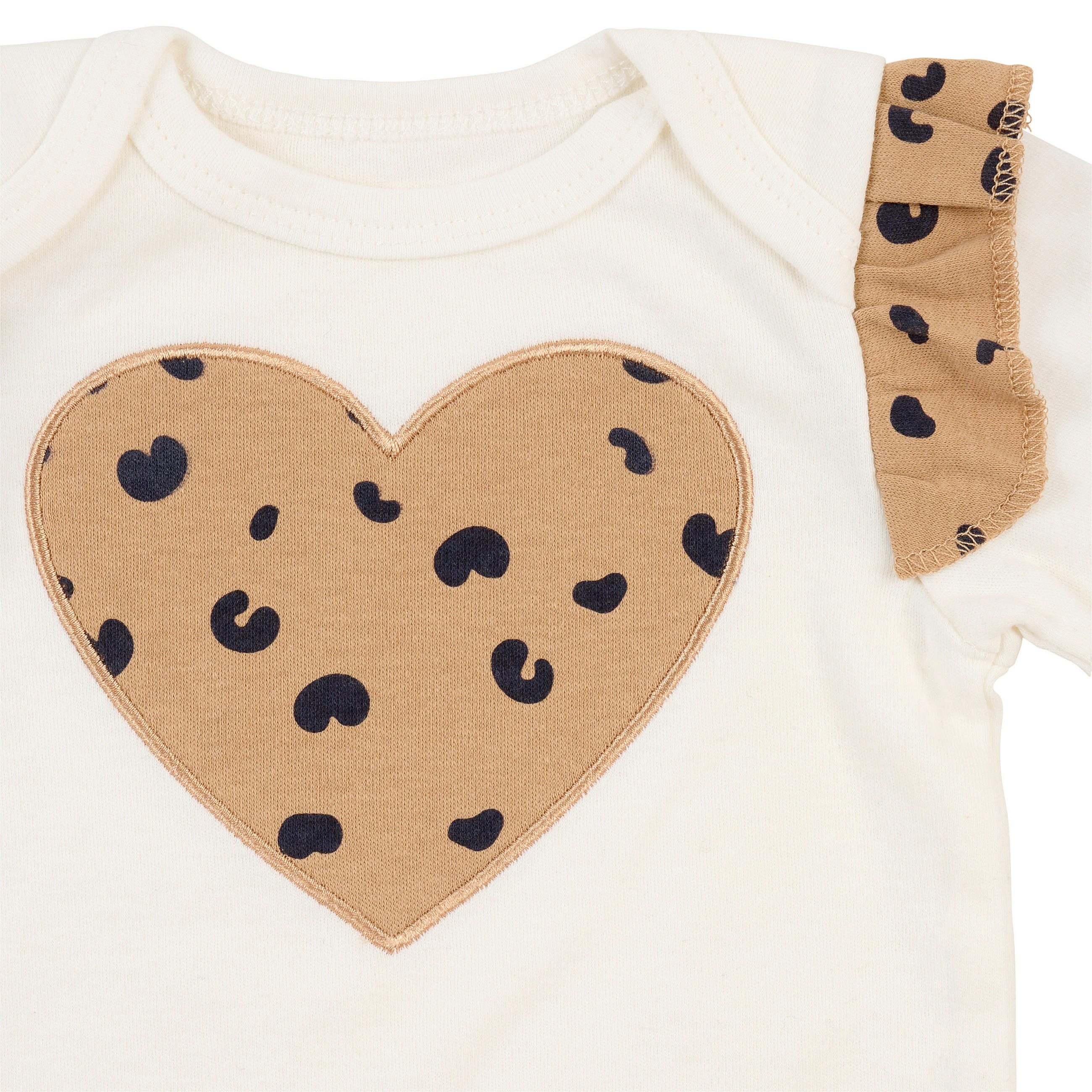 KLÄDSET FÖR BABY 2 delar  - ljusbrun, Basics, textil - Patinio