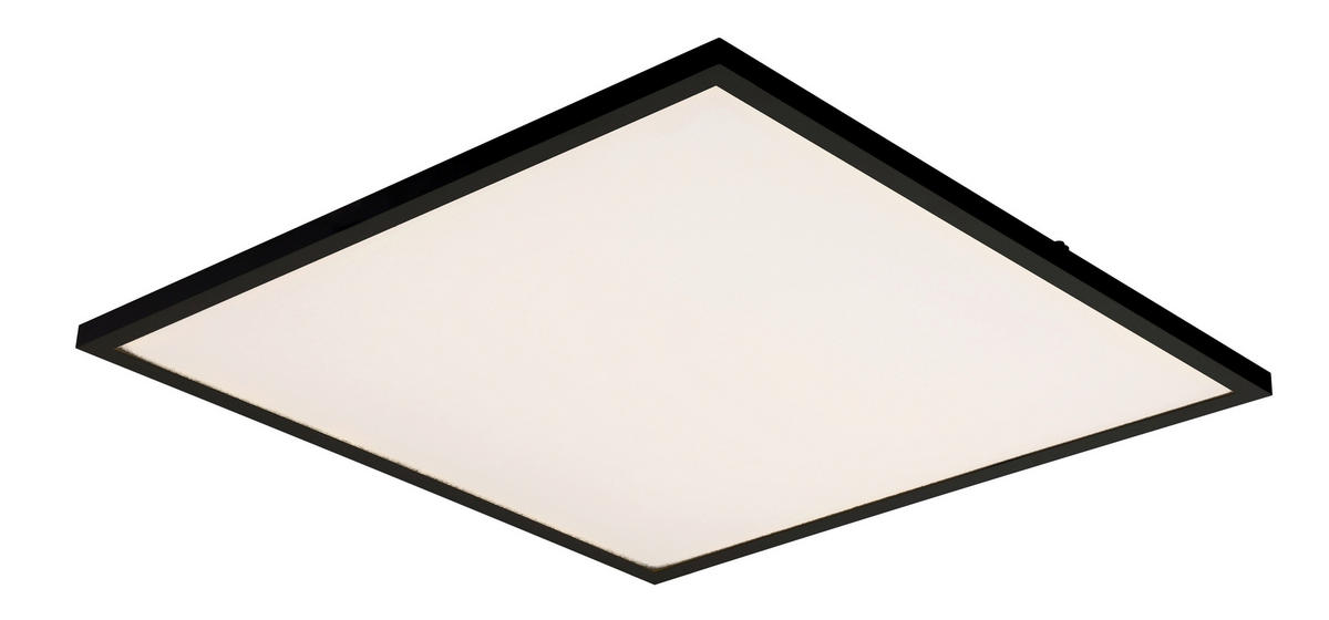 LED-PANEEL - Schwarz, Basics, Kunststoff/Metall (30/30/4,5cm) - Novel