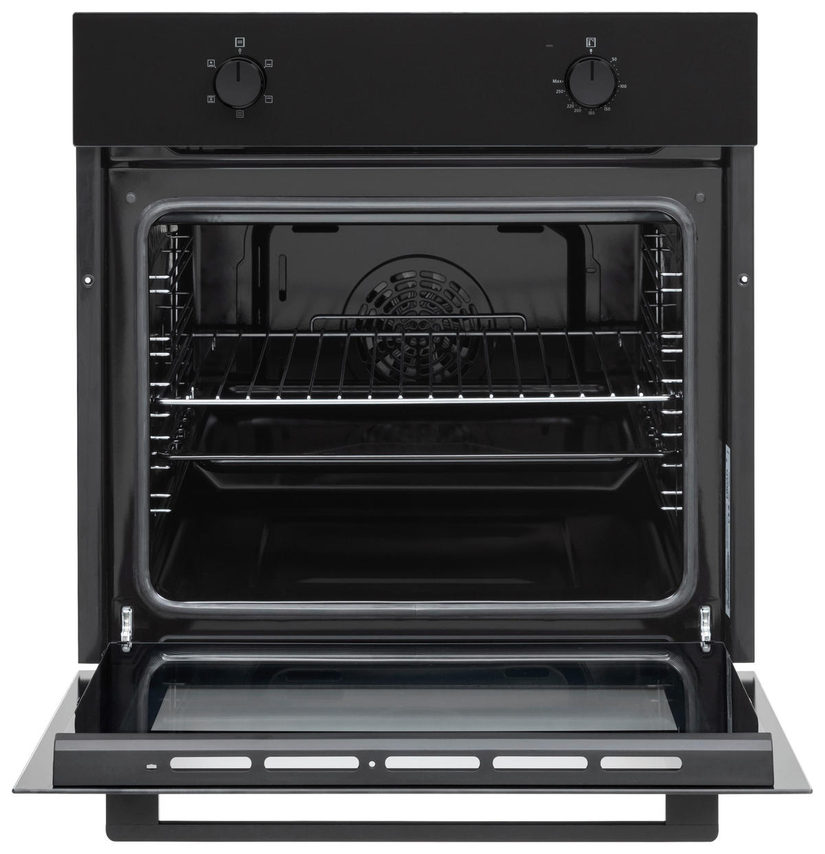 INBYGGNADSUGN BOAUS65  - svart, Basics, metall/glas (59,5/59,5/55-57cm) - Mican