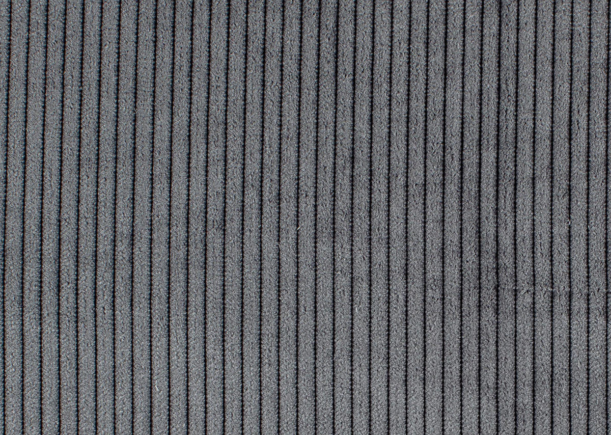 SCHLAFSOFA Feincord Dunkelgrau  - Chromfarben/Dunkelgrau, Design, Textil/Metall (140/90/95cm) - Bali