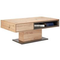 COUCHTISCH 115/65/44 cm rechteckig Eiche Artisan  - Eichefarben/Eiche Artisan, Design, Holzwerkstoff (115/65/44cm) - Hom`in