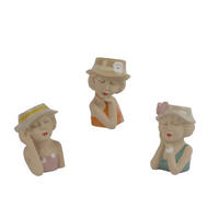 SAKSIJA ZA BILJE  keramika  - višebojna, Osnovno, keramika (11,1/10,5/15,5cm)